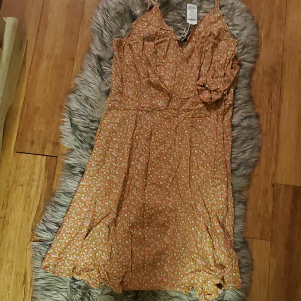 Orange colorful romper